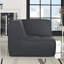 Canapé d'angle en tissu gris anthracite Align-154638122