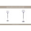 Porte-bougie en métal et aluminium Glam-746130698