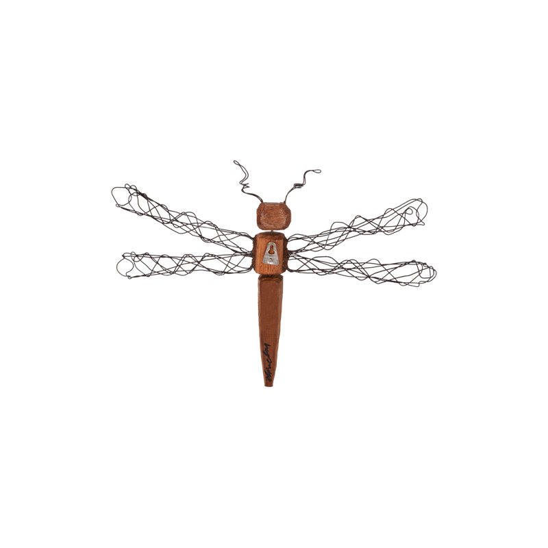 Wire Wing Dragonfly Wall Décor