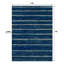 Tapis bleu marine / crème Rocus-19598927