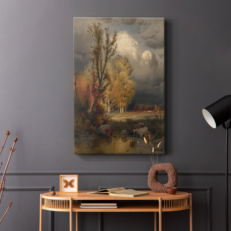 Paysage rétro CLXIX - galerie Cavas, H 48 po x l 32 po