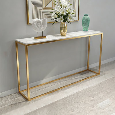 Simple and modern storage console table