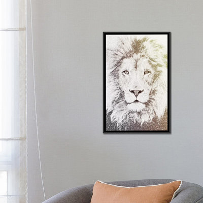 «The Intellectual Lion» par Paula Belle Flores - Estampe numérique sur toile tendue avec châssis