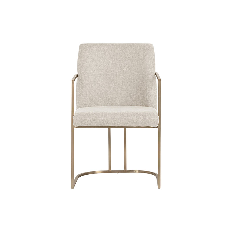 Fauteuil rembourré Caddo, Crème Performance Performance