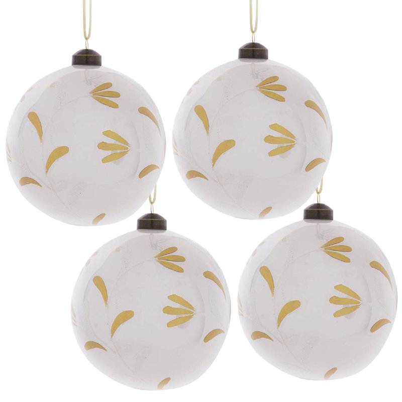 D4,7 "Boules de Noël en verre pour la décoration des Fêtes