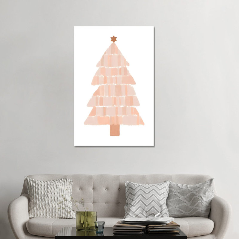 "Arbre de Noël" par Orara studio, reproduction d’art, Pas de tapis, Toile tendue, H 48 po x l 32 po x P 1,5 po