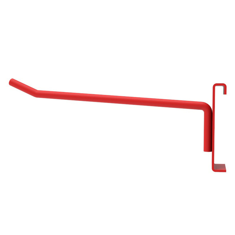 6" Gridwall Metal Hooks, Red