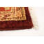 Tapis décoratif de laine noué à la main de conception unique en laine brun foncé de conception unique 4 pi x 5 pi 9 po Bryxton
