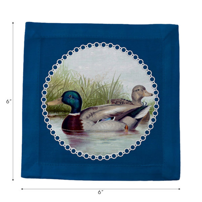 Square Napkins, Blue
