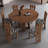 Solid Wood Ash brown Dining Table-107382139