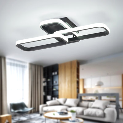3 - Light 50cm Modern LED Flush Mount