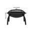 Round Iron Charcoal Smokeless Fire Pit