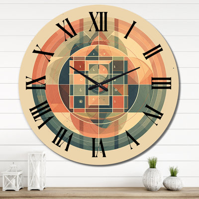 Horloge murale en métal Kamelo