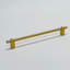 Satin Brass Elliott 8-13/16" Centers Solid Brass Drawer Pull-1185231636