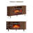Modern Fireplace Tv Stand For Tvs Up To 80'', Fluted Entertainment Center With Electric Fireplace, Media Console Cabinet For Living Room-405256779