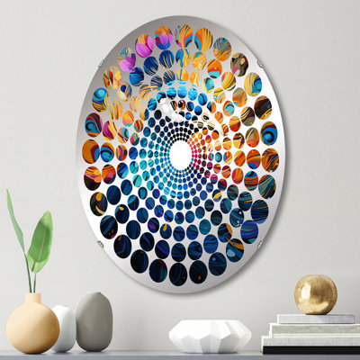 Miroir mural oval