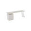 Bureau rectangulaire blanc de 62,99 po-2088864410