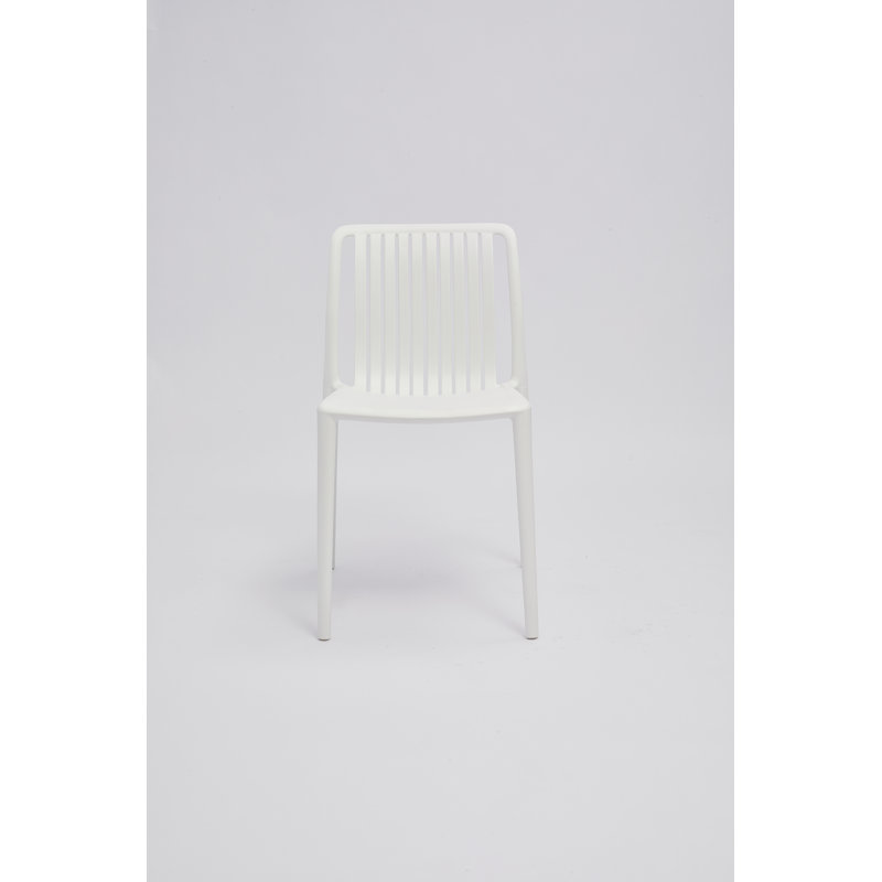 Chaise d'appoint en polypropylène, Blanc