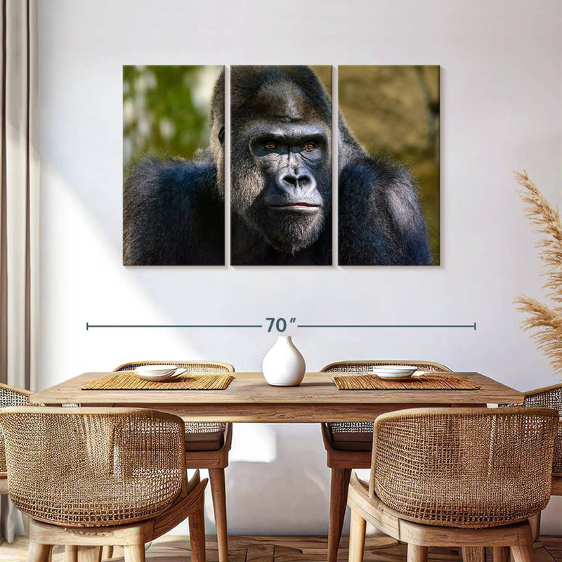 Mountain Gorilla, 36" H x 57" W
