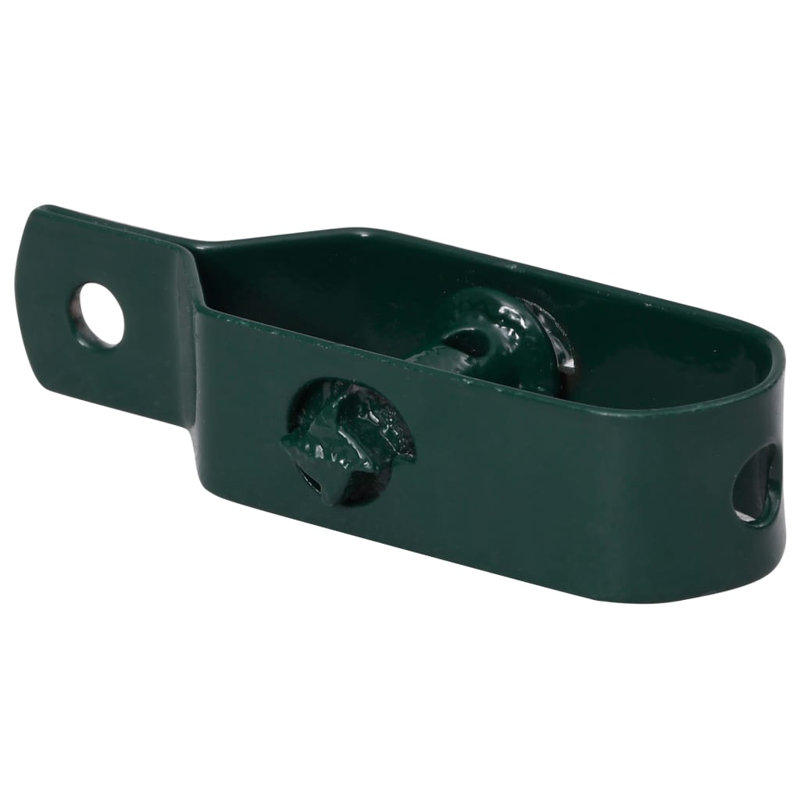 Mode Dakota Fields Metal Post Kit / System for Fence Panels, 2.2cm H x 2.8cm W x 10cm D, Steel Green