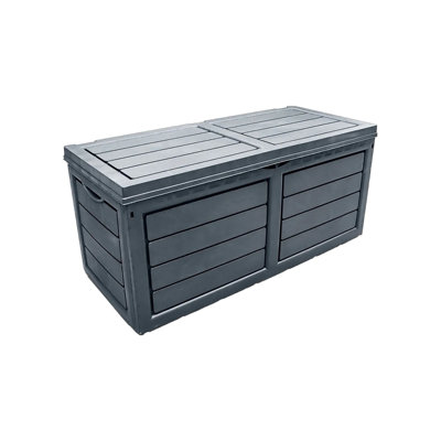 Rebrilliant Nadel 52cm W 320L Plastic Deck Box in Dark Grey