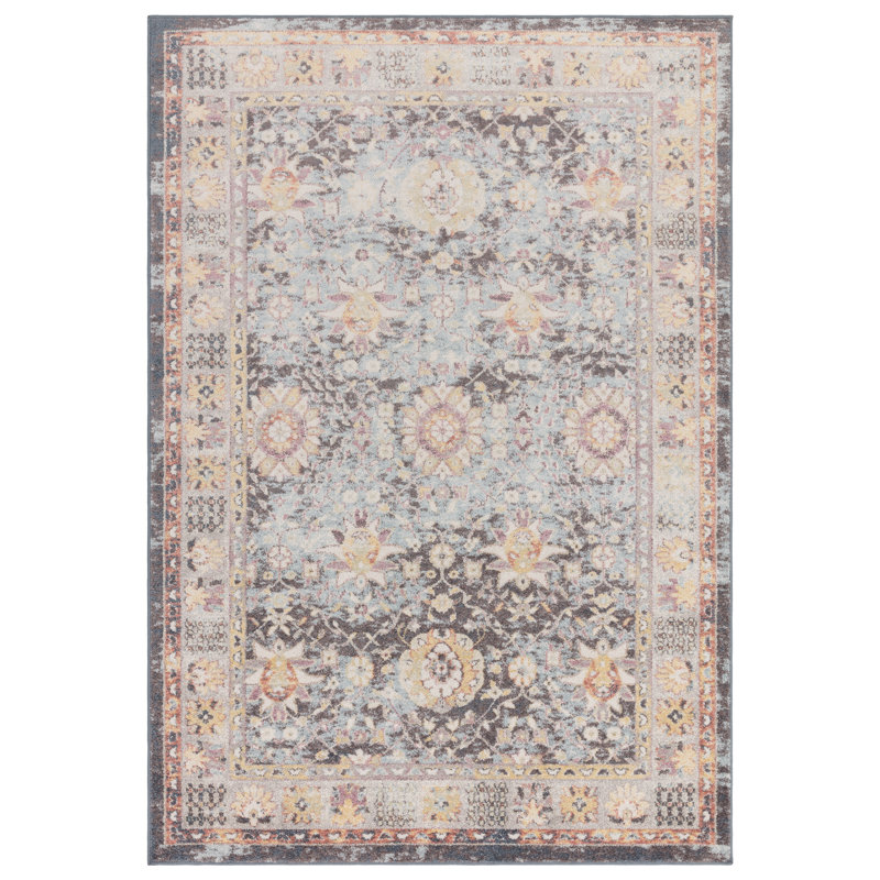 Hupper Gita Grey/Brown/Beige Area Rug, Rectangle 160 x 230cm