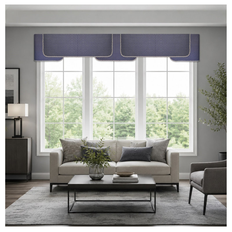 Multi-style - Ensemble de cantonnière réutilisable pour corniches personnalisées