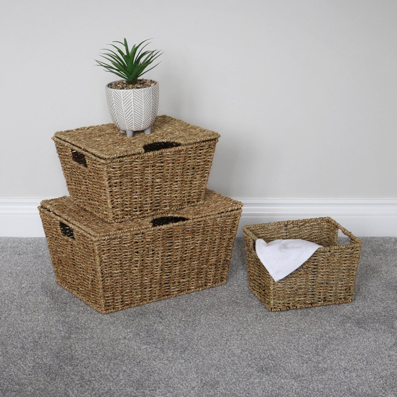 Bay Isle Home Seagrass Decorative Basket