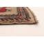 Tapis unique en laine noué à la main de style années 1990 de 2 pi 10 po x 4 pi 8 po brun / rouge InterVallo