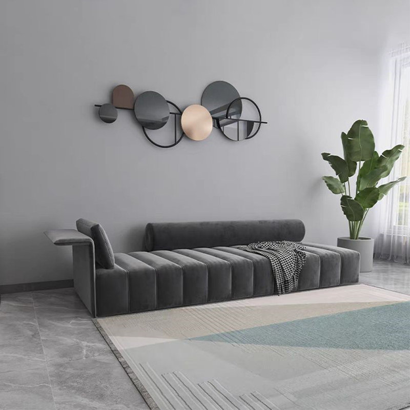 Méridienne moderne, simple et créative pour la maison, Accoudoir à gauche (vu de face)