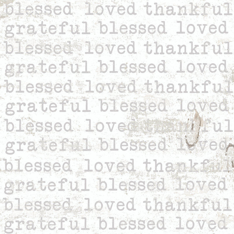 Blessed Background - Wrapped Canvas Print, 30cm H x 30cm W