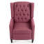Fauteuil à oreilles capitonné 27 po avec garniture cloutée-938806125