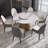 Round Sintered Stone Dining Table With Lazy Susan-124840785-124840787