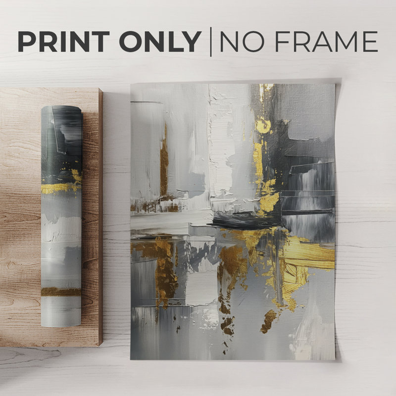 Série ABSTRACT CDXC - Impression sur toile seulement - NON CADRE