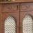 Nut-brown Solid Wood+Rattan Shoe Storage Bench