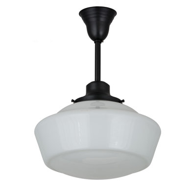 Luminaire suspendu 1 lumières scolaire single Moshier