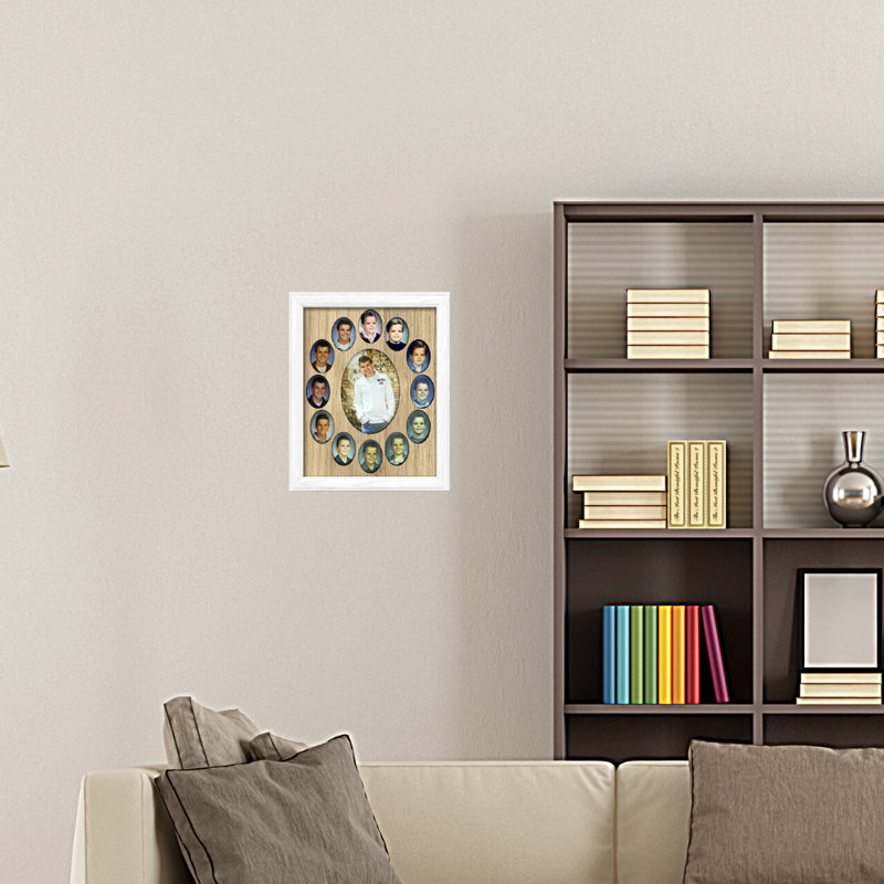 Wood Matte Picture Frame with Mat, White