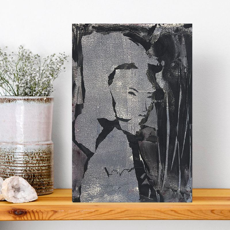 Art contemporain, art contemporain abstrait, H 18 po x l 12 po