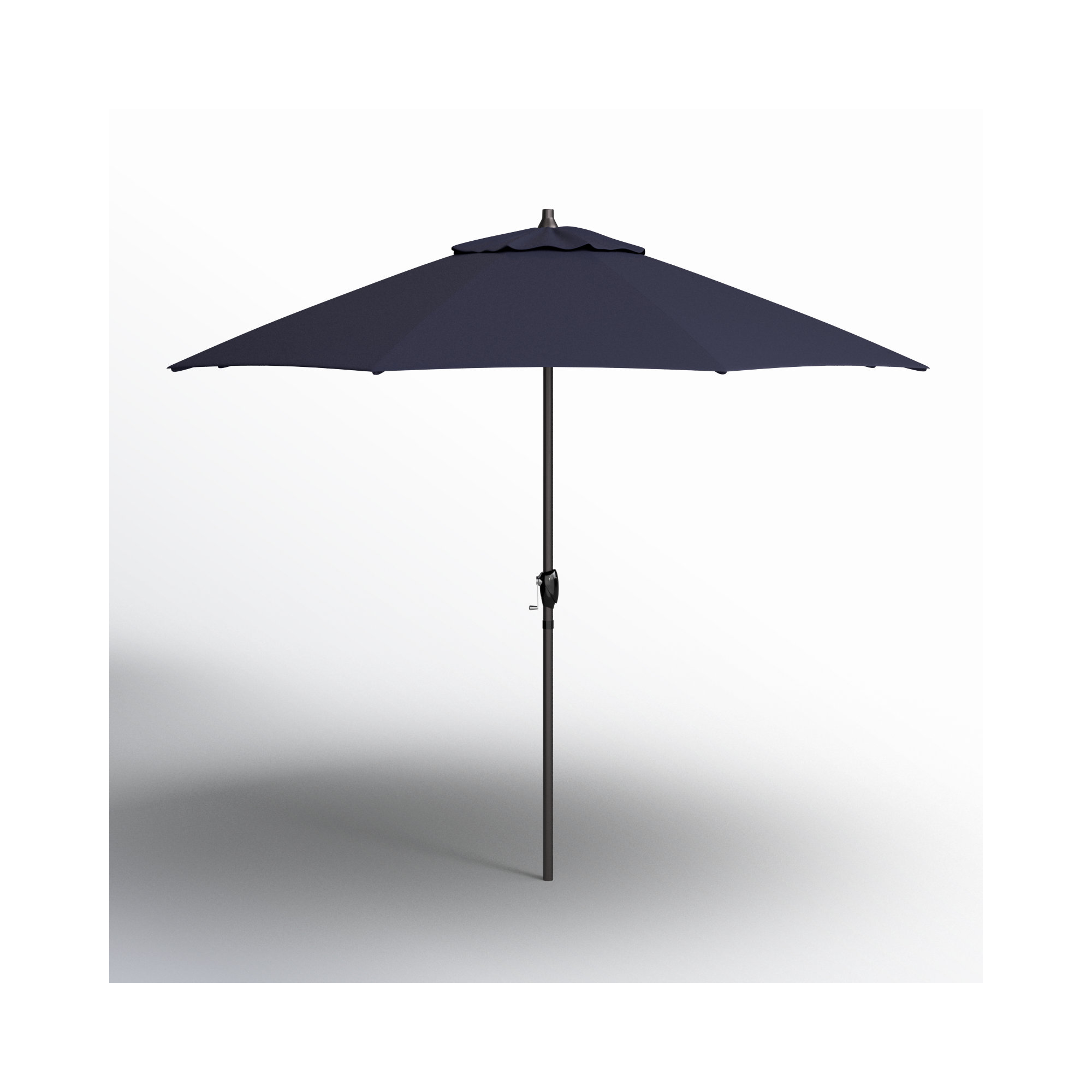 9' Market Sunbrella Umbrella, Canvas Navy Sunbrella® Canvas