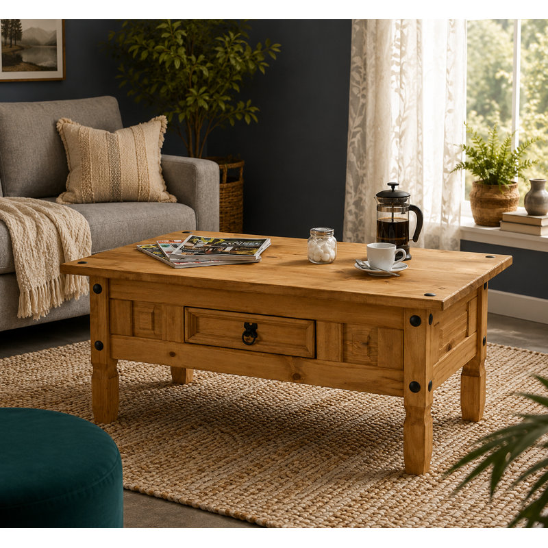 Simonsen Four Leg Coffee Table with Storage