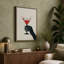 Martini in Hand Minimalist 1 Piece Wrapped Canvas Wall Art-129236300-129236307
