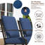 Fauteuil de salle à manger empilable en métal avec coussins Ikeam-856140485