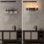 Applique murale de salle de bain rustique 3 lumières pour salle de bain (sans ampoules)