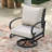 Bular Swivel Metal Outdoor Lounge Chair-1476515729