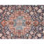 Hand Knotted Wool Area Rug in Blue/Red
