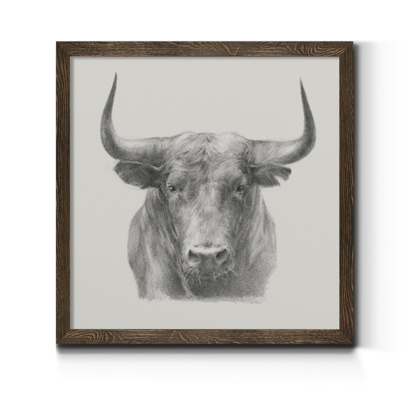 Cobalt tiles III-impression sur toile, H 35,5 po x l 35,5 po x P 1,5 po, Encadré de bois de noyer