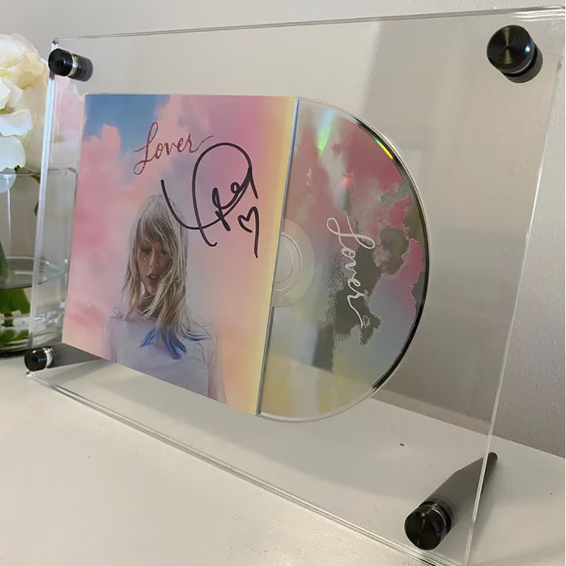10x8" Tabletop CD Frame for the Music Lover in Your Life, Graphite