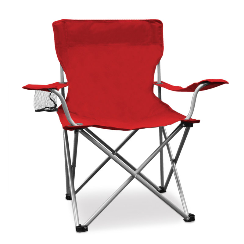 Fauteuil de camping pliant, Rouge