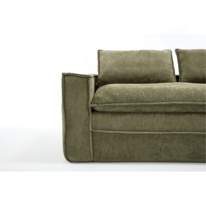 Canapé modulaire Modern, Tissu vert