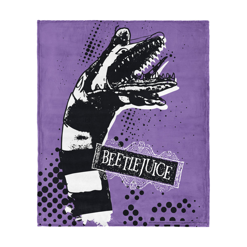 Jeté en soie Warner Bros Beetlejuice I Hate Sandworms